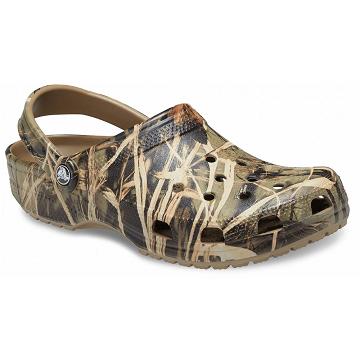 Crocs Classic Realtree® V2 Men's Clogs Olive | Australia 0797JPQJ